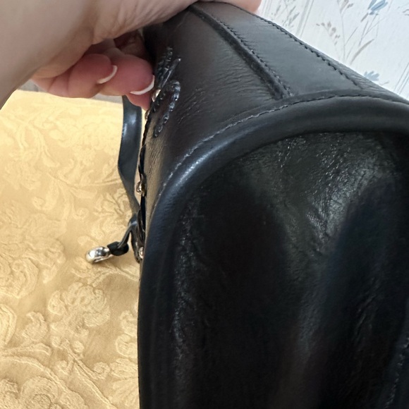 Brighton Black Leather Mini Handbag - Picture 13 of 15